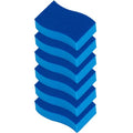 Elitra Essentials Scrubber Sponge, Non-Scratch Hydrophilic Foam Technology - Odor Resistant, Curved Grip, Dual-Sided Foam & Acrylic Grain Surface, Made in USA (Pack of 6) | Non-Scratch Hydrophilic Foam Technology - Curved Grip, Dual-Sided Foam & Acrylic G