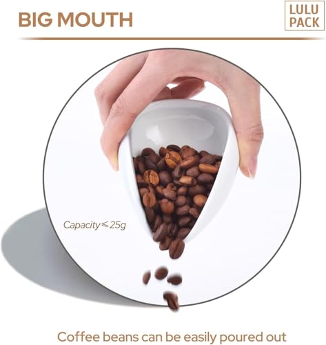 Lulupack Coffee Bean Dosing Cup with 20ML Spray Bottle, Coffee Measuring Cups & Espresso Bean Spritzer Kit Brown - color: Color8