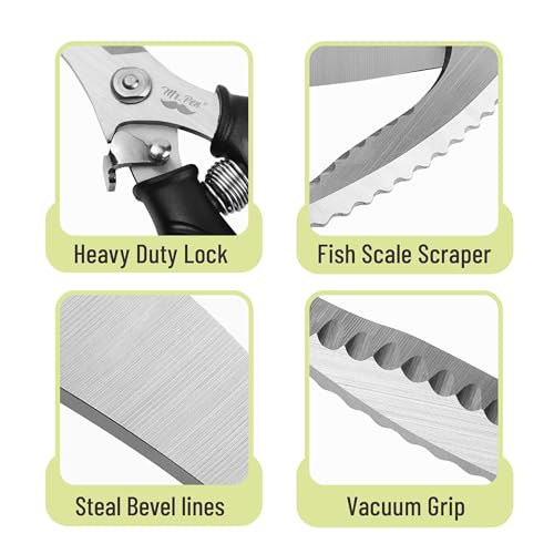 Mr. Pen- Heavy Duty Poultry Shears, Chicken Shears, Meat Cutting Scissors | Chicken Scissors Heavy Duty