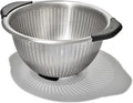 OXO Good Grips Stainless Steel Colander,5 qt. Capacity,Strainer with Non-Slip Handles,Kitchen Colander for Pasta and Vegetables,Nesting Stainless Steel Strainer and Sieve,(Pack of 12) - size: 5 Qt (Pack of 12)