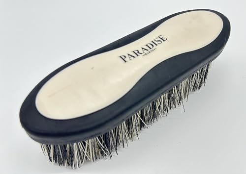 Large Horse Grooming Dandy Brush (Tan - Long Bristles) - color: Tan - Long Bristles