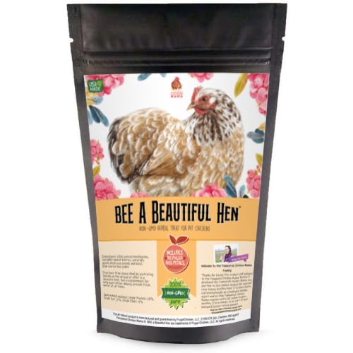Pampered Chicken Mama Mealworm and Herb Treat for Backyard Chickens, Healthy Backyard Chicken Feed and Supplies, BEE A Beautiful Hen 16 Pounds - size: 16 Pound (Pack of 1)
