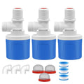 3PCS 3/4 Inch Top Inlet Water Float Valve | Automatic Water Level Control, Plastic Shut Off, For Livestock Waterer, Pond, Pool, Aquarium - size: 3/4''-3 PCS