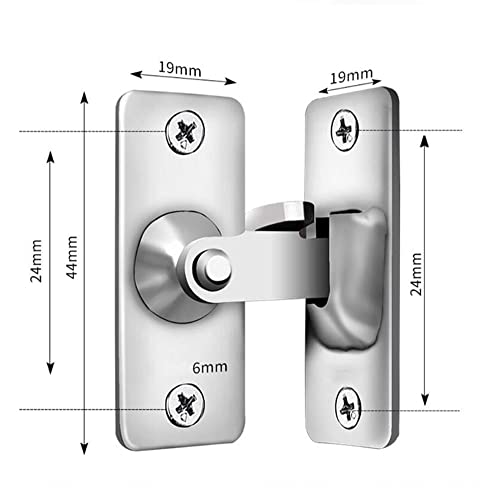 90 Degree Right Angle Gate Latches, Latches for Barn Doors, Windows, Garden Gates, Cabinets, and Sliding Doors