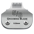 Detachable Stainless Steel Dog Blades for Andis & Oster A5 Grooming | Compatible with Oster A5,Wahl KM10 Series Clippers,Size-5/8 Cut Length 1/32-inch(0.8mm) - color: Silver, size: 5/8 0.8mm
