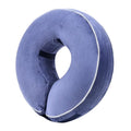 Inflatable Reflective Dog Cone Collar Alternative After Surgery,Doggie Recovery Dount Neck Ecollar,Adjustable Soft Dog Cone Collar for Small Medium Large Dogs (Blue, XL) - color: Blue, size: X-Large（15.5"-18.5"）