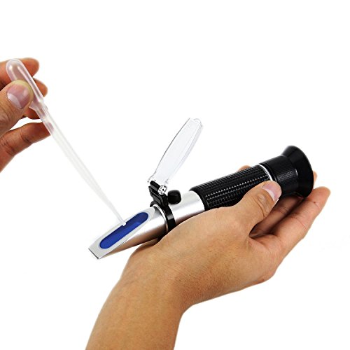 Ade Advanced Optics MILK20 Milk Concentration Refractometer Tester 0-20% Scale with Automatic Temperature Compensation