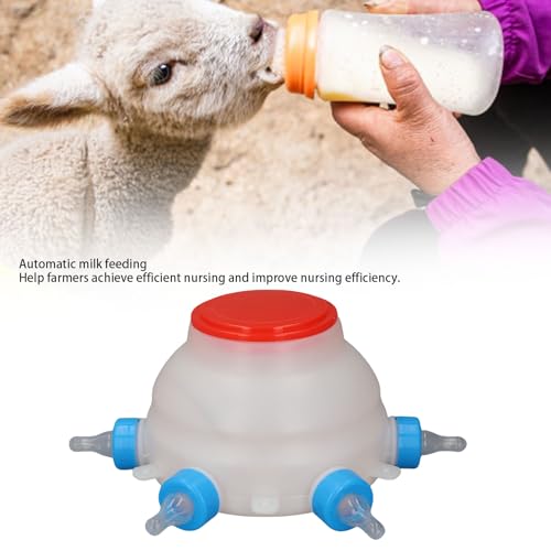 Tyenaza Lamb Feeding Bucket Automatic Animal Milk Feeder Portable Sheep Milk Bottle Piglet Nursing Device for Farm