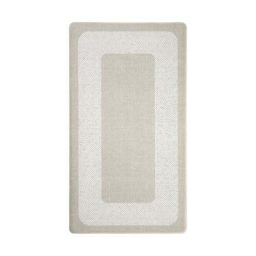 Chef Gear Hettie Anti Fatigue Cushioned Kitchen Mat 18"x32" Beige - color: Beige, size: 32"L x 18"W x 0.3"Th