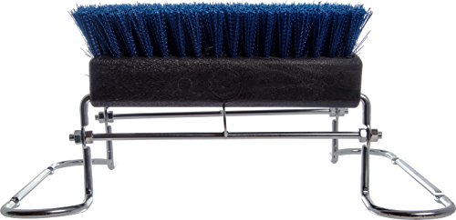 SPARTA 4042414 Spectrum Plastic Shoe Brush, Boot Brush, Shoe Polish Brush With Non-Absorbent For Cleaning, 16.5 X 14.75 X 7 Inches, Blue | Spectrum, Polypropylene Bristles, Chrome Steel Frame, 16 x 8.625 Inch Mounting Holes, FDA-Compliant Materials - colo