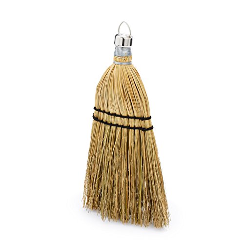 Rubbermaid Corn Whisk Broom, 12 Inch, Natural Bristles | Multi-Surface | Yellow | Removes Dirt and Debris | Pack of 12 - size: PACK (Pack of 12)