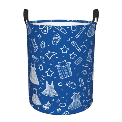 Laundry Basket Colorful Lin Collapsible Large Capacity, Dirty Clothes Basket Durable Lightweight Hamper With Handles Ideal For Clothes, Toys Home Organization19.6in X 15.7in,63L - color: lin