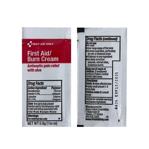First Aid Only 9302-25M 25-Person Contractor's First Aid Kit for Home Renovation, Job Sites, and Construction Vehicles, 178 Pieces, Pack of 12 - style: Kit (Pack of 12)