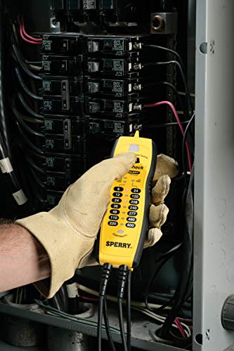 Sperry Instruments VC61000 Volt Check Voltage & Continuity Tester, Black & Yellow | Heavy-Duty Smart Meter with Circuit Alert Non-Contact Detection, Black & Yellow (Formerly: Sperry Instruments)