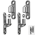 304 Stainless Steel Gate Hinges 5/8" Heavy Duty Door Hinges 600LB Capacity No Squeaking for Wall Mount Hinges for Farm Gates & Wooden Fences, 2 Pack
