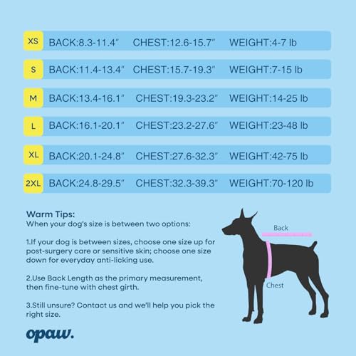 Recovery Suit for Dogs Cats After Surgery, Cone Alternative, Blue Yellow, M | Soft Breathable Fabric, Prevents Licking & Scratching, Easy to Put On, Machine Washable, Post-Surgery, Wound Protection - color: Blue Yellow, size: M (Back:13.4-16.1'', Weight:1