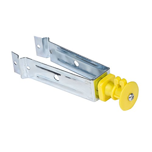 Zareba Chainlink Insulator for Electric Fencing - 100 Insulators Included - Heavy Duty, Durable - for Chain Link Fence - Yellow for Easy Visiblity - ICLXY-Z, 100 Pack - size: 10 Bags