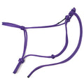 Soft 2 Knot Horse Halter - color: Purple, size: Small