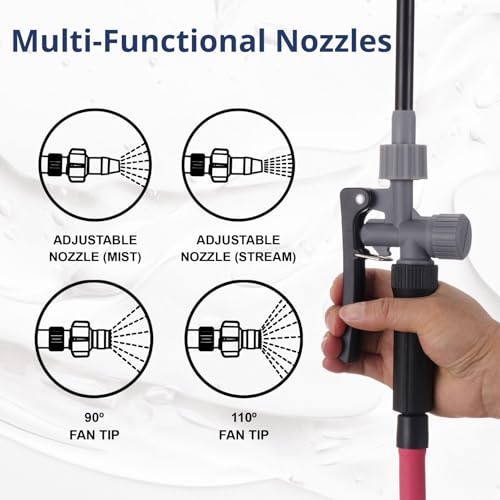 601 Air Booster 2 Gallon Acid Sprayer Battery Powered, Constant PSI, Adjustable Pressure for Optimal Coverage,Superior Chemical Resistance