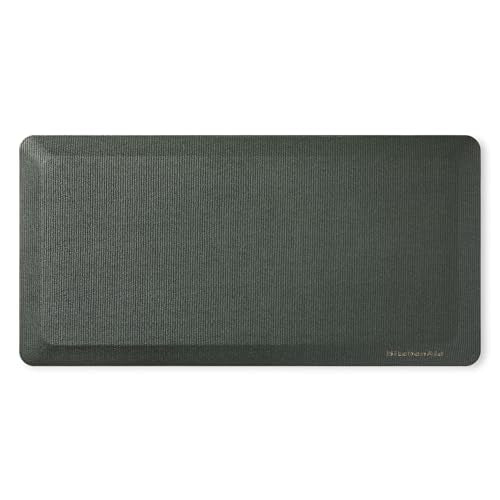 KitchenAid Gourmet Series Kitchen Comfort Gel Mat, Solid Basketweave, Deep Forest Green, 20"x39" - color: Deep Forest Green