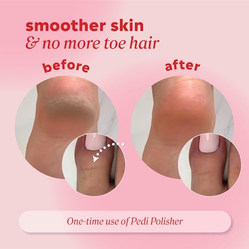 Onyx Professional Pedi Polisher, 2-in-1 Nano Glass Exfoliator - Dual Sided Nano Glass Foot File Callus Remover, Dry Skin, Dead Skin, Hair Removal, Compact, Waterproof