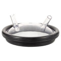 SUPVOX Transparent Milk Bucket Lid Milking Machine Bottle Lid with Two Inlets for Hose and Air Replaceable Milk Bucket Cover for Cow Milker Machine Leak-Resistant Replacement 7.87 X 7.87 X 3.14 in