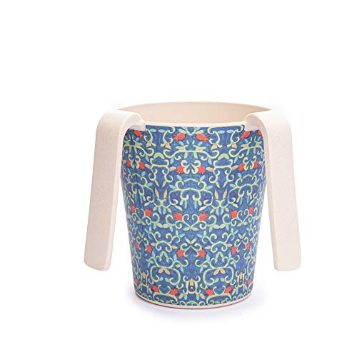 EMANUEL Yair Bamboo Hand Washing Cup for Netilat Yadayim Traditional Jewish Judaica (Pomegranates NYO-1) - style: Pomegranates NYO-1