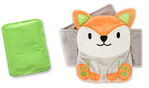 Baby Colic, Gas and Upset Stomach Relief, Baby Heated Tummy Wrap Newborns | Belly Hugger - Infant Swaddling Belly Belt, Heating Pad for Fussy Infants - color: Fox