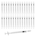 1mL Luer Lock Syringe with Cap - Without Needle - Leak-Proof Accurate Measurement - 1cc luer lock syringe for Lab Use and Home Care (30 pack) - size: 1ml Luer Lock Syring-30pcs
