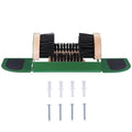 Legacy Boot Scrubber, Upgraded Bristles and Frame Strength - Shoe Scraper & Boot Cleaner Brush - color: Green