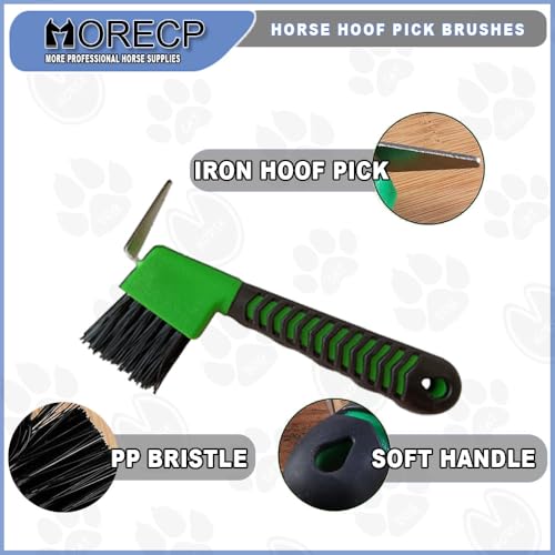 5Pcs Horse Grooming Kit – Shedding Blade & Hoof Pick Brushes, Stainless Steel Deshedding Tool for Horses, Pony, and Long-Haired Equines