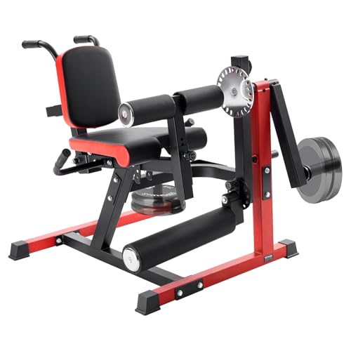 VEVOR Leg Press Machine, 700/550/440 LBS Capacity Lower Body Special Leg Machines, Adjustable Leg Strength Workout for High-Intensity Presses, Home Gym Workout Training Weight Equipment - style: Seated Leg Press Machine 550lbs