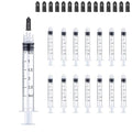 15 Pack 3 ml Syringe for Liquid Without Needle,Luer Lock Syringes with Cap, Individually Wrapped,Measurement for Scientific Labs,Measuring Liquids,Pet Feeding,Oil or Glue Applicator (B 15 Pack 3ml) Luer Lock - size: B 15 Pack 3ml