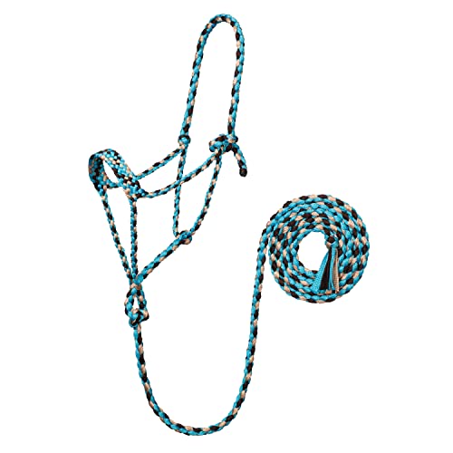 Weaver Leather Braided Rope Halter with 10' Lead