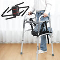 Knee Sling Attachment for Walker with Support Pads | 4.0 Adjustable Safety Lift Leg Comfort - Ergonomically Designed Foot Injuries Fits Almost All Walkers 300 LBS Weight Capacity