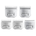 10Blades Dog Grooming Replacement Blades Compatible with Andis Pet Clipper/Oster A5/Wahl KM Series Dog Clipper,Ceramic Blade & Stainless Steel Blade (#10+30+40+5FC+7FC) 5Pack - color: Silvery-12