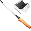 Cattle Prod, Waterproof Cattle Prod Stick with LED Light, Livestock Prod for Modern Livestock Management(52 inches) - size: 52.0"