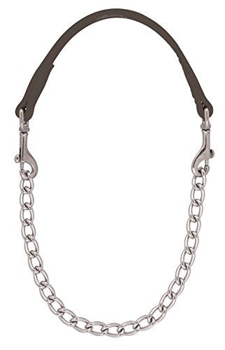 Weaver Leather Brahma Webb Goat Collar, Nickel Plated Chain