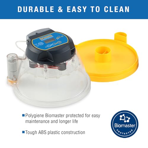 Brinsea Mini II EX Egg Incubator with Automatic Turning & Humidity Control | 50+ years of expertise! Built-in automatic humidity, auto-turn & temp alarms take the guesswork out of hatching 7-12 eggs