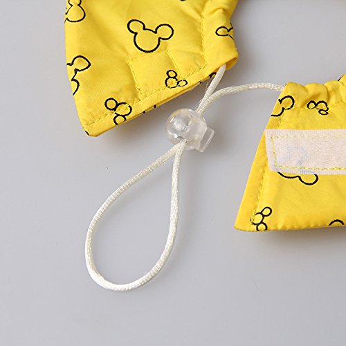 Hamster Rabbit Protection Cone Neck Recovery Collar - Small Animal Pets Elizabethan Collar Anti-Water Bite Sratch Risistant for Guinea Pig Mice Mouse Rats Ferret Squrrel (S, Yellow) - color: Yellow, size: S
