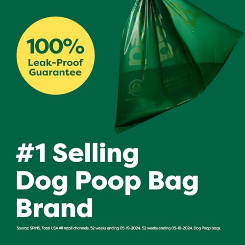 Earth Rated Dog Poop Bags on Refill Rolls, 120 Bags, Unscented | Guaranteed Leak Proof and Extra Thick Waste Bag Refill Rolls - size: 1 Count (Pack of 270)