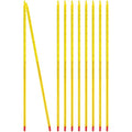 Relaxweex 10 Pcs General Purpose Lab Thermometer 12 Inch Total Immersion Glass Liquid -20 to 150℃ Liquid in Glass Thermometer for Laboratories, Universities, Food and Beverage Processing, Yellow - color: Yellow