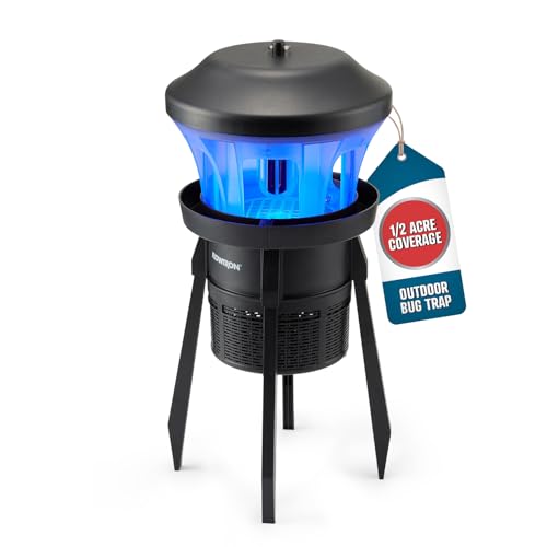 Flowtron Outdoor UV Fan Bug Trap, 1/2 Acre Coverage, ETL Certified | Quiet insect control for patios, decks, and yards; compatible with Octenol attractant for added mosquito protection.