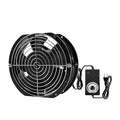 172mmx51mm High-Speed Dual Ball Axial Ventilation Fan with Adjustable Speed | High CFM IP44 Industrial Ventilation Fan for High Humidity in Bathrooms, Crawlspaces, Chicken Coops, Lasers, Cooled Storage - size: 172x51mm