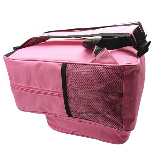 Red Emergency Bag First Aid Backpack Empty Medical First Aid Bag Treatment First Responder Trauma Bags for Riding Office Hiking Paramedics Outdoor Travel Camping Pet Dog Cat Daycare (Pink) - color: Pink