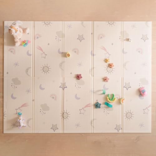 Nuby Reversible Baby Floor Mat | Stars and Sky - style: Stars and Sky