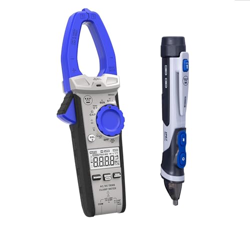 Westinghouse RMS Digital Auto-Ranging 6000 Counts Clamp Meter and Dual Range Non-Contact Voltage Detector