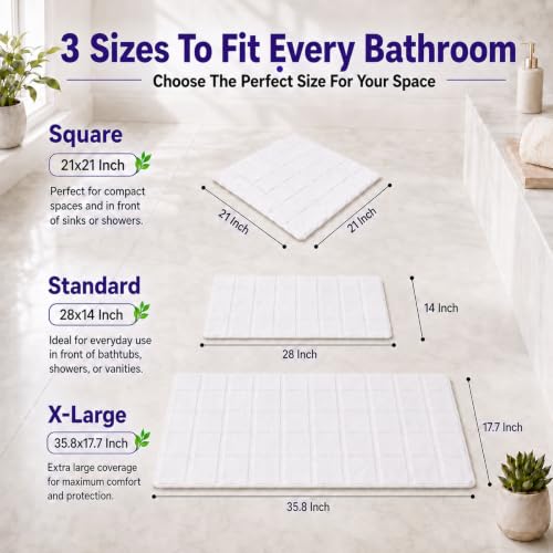 Webos Silicone Bath Mat with Suction Cups – Non-Slip Foldable Bathtub & Shower Mat, Durable & Quick-Dry Safety Tub Mat with Large Drain Holes for Families 28"x 14" White - color: White, size: 28" x 14" (Rectangular)