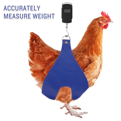 Toddmomy Pet Weighing Bag Chicken Holder Poultry Catching Hand Bag Rooster Catching Hand Chicken Weight Practical Hand for Rooster Blue Pu