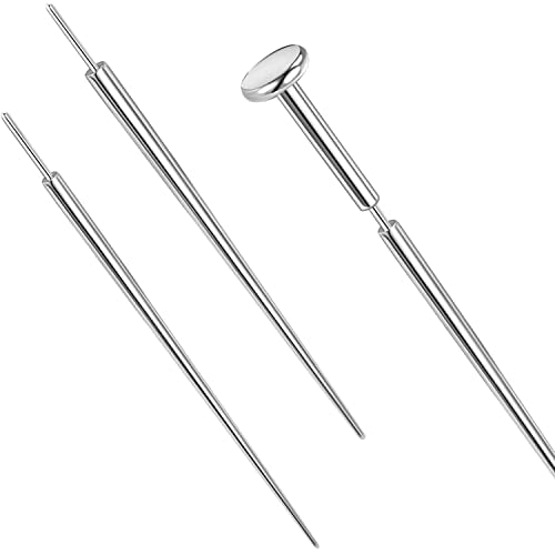 14g/16g/18g/20g ASTM F136 Titanium Piercing Kit Taper Insertion Pin | for Threadless Push In Tragus Helix Lip Nose Helix Piercing Jewelry Cartilage Earrings Labret Studs Nose Stud Stretcher - color: 2 Tapers for 18g/16g Threadless Bar